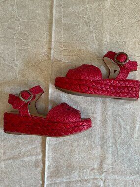 Robert Clergerie red espadrilles